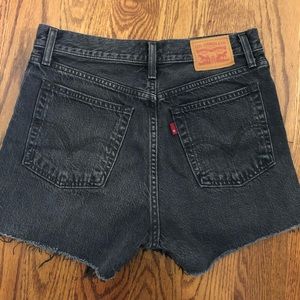 Levi’s wedgie high waisted shorts